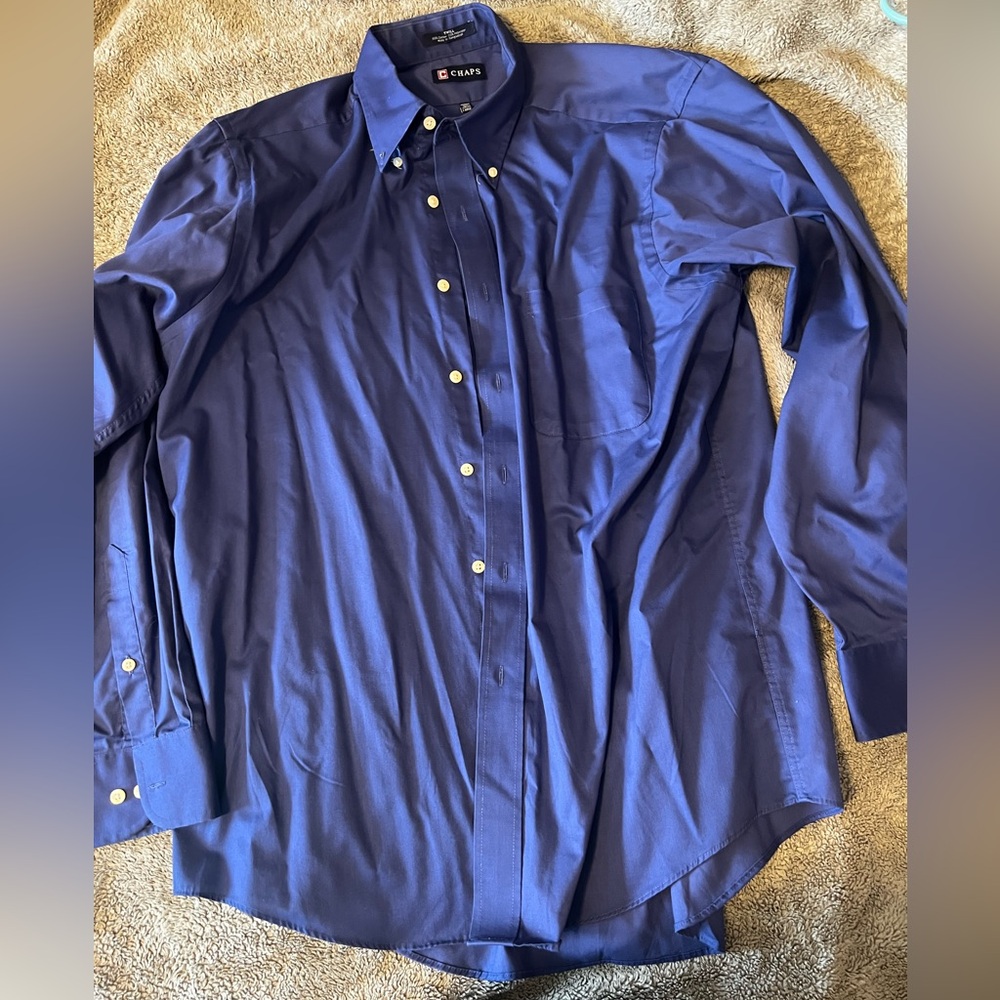 Chaps 16-61.5 Button Down Shirt